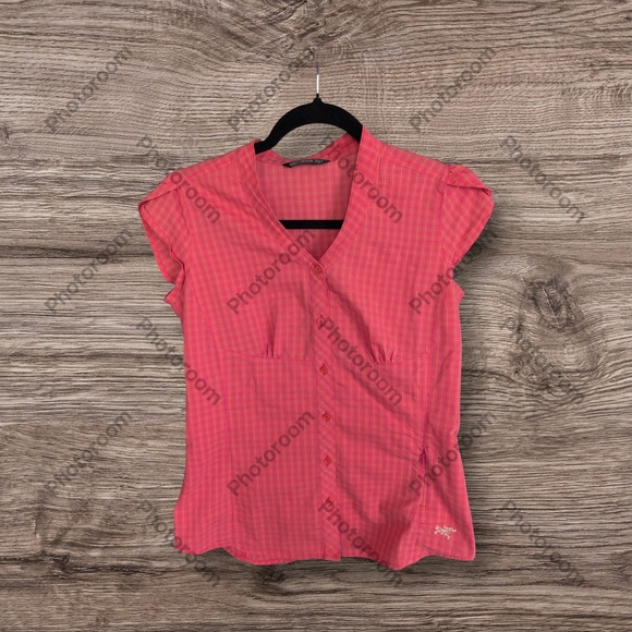 Women's Pink Checkered Top - Picture 1 of 2